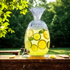 Beverage Dispenser|Godinger Pineapple Beverage Dispenser