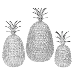 Decorative Objects|Godinger Pineapple Silver Glam Large Decorative Object