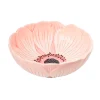 Bowls|Godinger Pink Poppy Flower Cereal Bowl