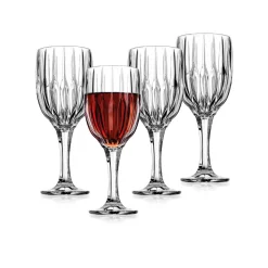Wine & Champagne|Godinger Pleat Goblet, Set of 4