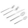 Flatware Sets|Godinger Podium Mirrored 18/10 Stainless Steel 20 Piece Flatware Set, Service For 4
