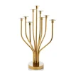 Candles & Candleholders|Godinger Radiant Tree 9 Light Mirrored Gold Candelabra