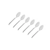 Flatware Sets|Godinger Ramp Mirrored 18/0 Stainless Steel Teaspoon, Set of 6