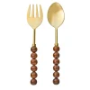 Salad Servers|Godinger Rathlin Caramel Salad Server Set