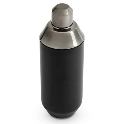 Barware Tools|Godinger Raven Matte Black Double Walled Cocktail Shaker