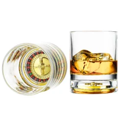 Dof & Highball|Godinger Roulette Double Old Fashion, Set of 2