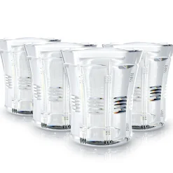 Dof & Highball|Godinger Sadie Double Old Fashion Glass, Set of 4