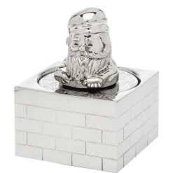 Barware Sets|Godinger Santa Bottle Stopper/Bottle Opener, Wine Bottle Holder, & Coaster Set