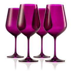 Wine & Champagne|Godinger Sheer Amethyst Red Wine Glass, Set of 4