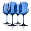 Wine & Champagne|Godinger Sheer Blue Red Wine Glass, Set of 4