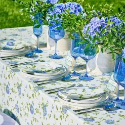 Wine & Champagne|Godinger Sheer Blue Red Wine Glass, Set of 4