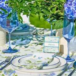 Wine & Champagne|Godinger Sheer Blue Red Wine Glass, Set of 4