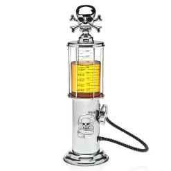 Beverage Dispenser|Godinger Skull Gas Pump Liquor Dispenser
