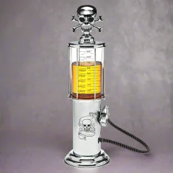 Beverage Dispenser|Godinger Skull Gas Pump Liquor Dispenser
