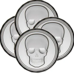 Coasters|Godinger Skull Stackable Coaster Set
