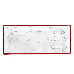 Serving Trays|Godinger Snowfall Serving Tray