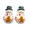 Salt & Pepper|Godinger Snowman Salt And Pepper Shaker Set