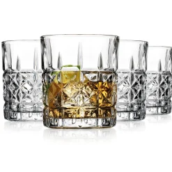Dof & Highball|Godinger Snyder Double Old Fashion Glass, Set of 4