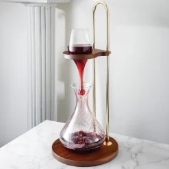 Decanter & Decanter Sets|Godinger Somm's Embrace Aerator & Carafe Station