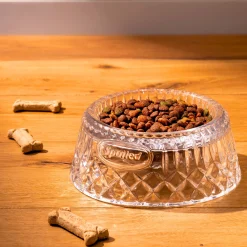 Pet|Godinger Spoiled Crystal Dog Bowl