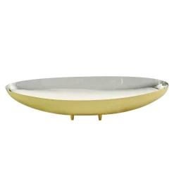 Serving Bowls|Godinger Stainless Gold Oval Serving Bowl
