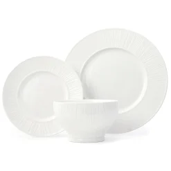 Everyday Dinnerware|Godinger Starburst Porcelain 12 Piece Dinnerware Set, Service For 4
