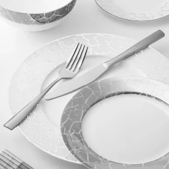Fine Dinnerware|Godinger Summit New Bone China 16 Piece Dinnerware Set, Service for 4
