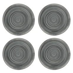 Outdoor Dinnerware|Godinger Swirl Melamine Dinner Plate, Set of 4