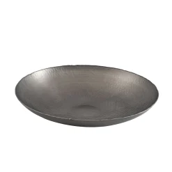 Serving Platters|Godinger Temari Hammered Gunmetal Round Platter