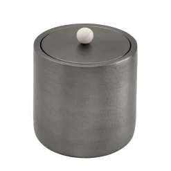 Ice Buckets|Godinger Temari Hammered Gunmetal Ice Bucket