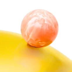 Serving Bowls|Godinger Temari Pink & Gold Footed Fruit Bowl