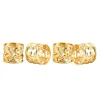 Napkin Rings|Godinger 20th Century Gold Baroque Napkin Ring Set