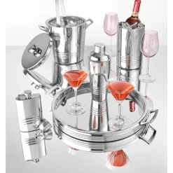 Serving Trays|Godinger Top Shelf Round Serving Tray