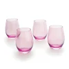 Stemless|Godinger Veneto Ballet Stemless Wine Glass, Set of 4