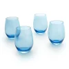 Stemless|Godinger Veneto Frost Stemless Wine Glass, Set of 4