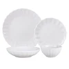 Fine Dinnerware|Godinger Viera Porcelain 16 Piece Dinnerware Set, Service for 4