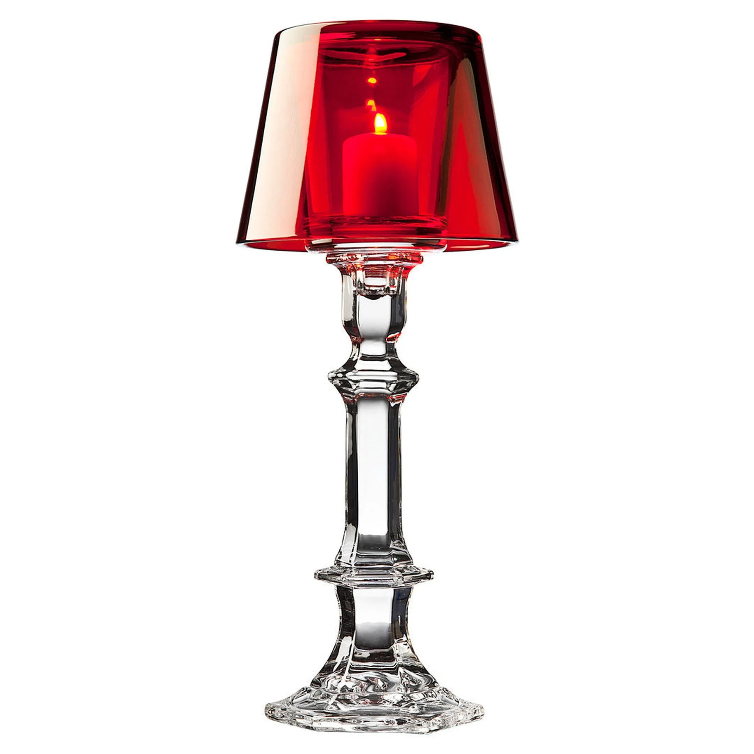 Candles & Candleholders|Godinger Villa Marca Red Votive Holder Lamp