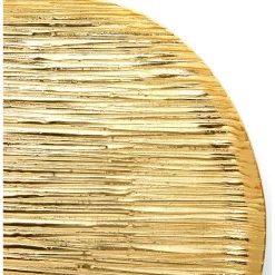 Boxes|Decorative Trays|Godinger Wadi Gold Textured Round Tray