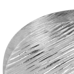 Boxes|Decorative Trays|Godinger Wadi Silver Textured Round Tray