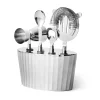 Barware Sets|Barware Tools|Godinger Waves Stainless Steel Bar Tool Set