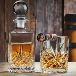 Dof & Highball|Dublin Glassware|Godinger Whiskey & Rye Dublin Decant & Delight