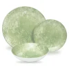 Everyday Dinnerware|Godinger Wingate Lime Porcelain 12 Piece Dinnerware Set, Service For 4